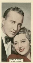 1939 Wix Film Favourites (3rd Series) #70 Joan Blondell / Bing Crosby Front