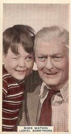 1939 Wix Film Favourites (3rd Series) #75 Bobs Watson / Lionel Barrymore Front