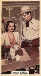 1939 Wix Film Favourites (3rd Series) #77 Merle Oberon / Gary Cooper Front