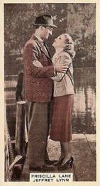 1939 Wix Film Favourites (3rd Series) #84 Priscilla Lane / Jeffrey Lynn Front