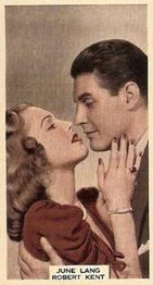 1939 Wix Film Favourites (3rd Series) #92 June Lang / Robert Kent Front