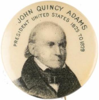1896 American Pepsin Gum/Whitehead Hoag Presidents PE7-15 #NNO John Quincy Adams Front