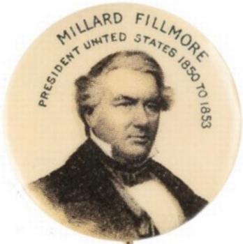 1896 American Pepsin Gum/Whitehead Hoag Presidents PE7-15 #NNO Millard Fillmore Front