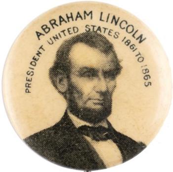 1896 American Pepsin Gum/Whitehead Hoag Presidents PE7-15 #NNO Abraham Lincoln Front