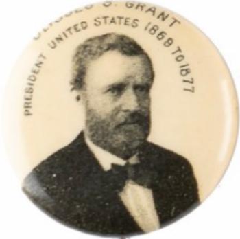 1896 American Pepsin Gum/Whitehead Hoag Presidents PE7-15 #NNO Ulysses S. Grant Front