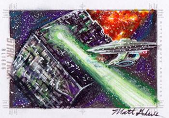 2014 Rittenhouse Star Trek Aliens  - Sketches #NNO Matt Glebe Front