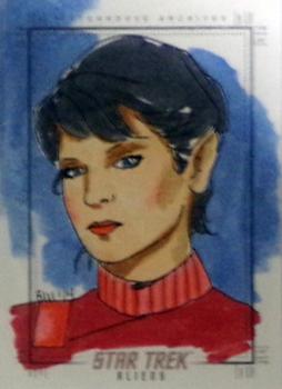 2014 Rittenhouse Star Trek Aliens  - Sketches #NNO Thanh Bui Front