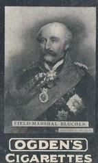 1901 Ogden's General Interest Series A #3 Field Marshal Blucher Front