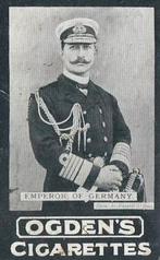 1901 Ogden's General Interest Series A #6 Emperor of Germany Front