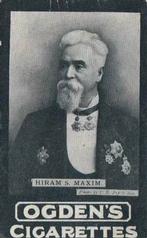 1901 Ogden's General Interest Series A #12 Hiram Maxim Front