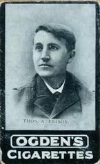 1901 Ogden's General Interest Series A #14 Thomas Edison Front