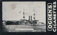 1901 Ogden's General Interest Series A #33 H.M.S. Ramillies Front