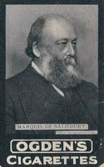 1901 Ogden's General Interest Series A #53 Marquis of Salisbury Front