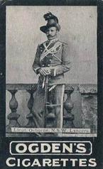 1901 Ogden's General Interest Series A #102 Lieutenant Osborne Front