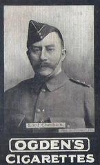 1901 Ogden's General Interest Series A #123 Lord Chesham Front