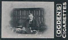 1901 Ogden's General Interest Series B #10 Lord Selborne Front