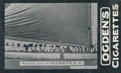 1901 Ogden's General Interest Series B #21 Hoisting Sails of Shamrock II Front