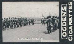1901 Ogden's General Interest Series B #121 Zulu Dance Front