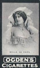 1901 Ogden's General Interest Series B #162 Liane de Vries Front