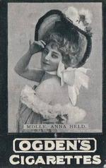 1901 Ogden's General Interest Series B #163 Mdlle Anna Held Front