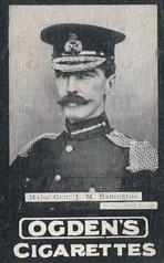 1901 Ogden's General Interest Series B #188 Major General Babington Front