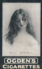 1901 Ogden's General Interest Series B #163 Mdlle Anna Held Front