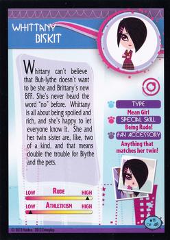 2013 Hasbro Enterplay Littlest Pet Shop #11 Whittany Biskit Back
