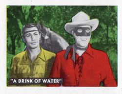 1950 Ed-U-Cards The Lone Ranger (W536-2) #89 A Drink of Water Explanation Refused Episode 10 Front