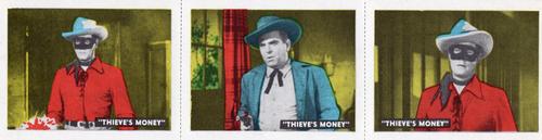 1950 Ed-U-Cards The Lone Ranger (W536-2) - 3 Card Panels #NNO Cards 94, 95, 96 Front