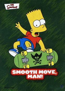 2002 Topps The Simpsons Bubble Gum & Stickers - Foil Stickers #5 Smooth Move, Man! Front