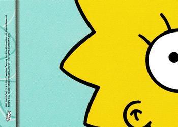 2002 Topps The Simpsons Bubble Gum & Stickers - Foil Stickers #35 Au Contraire Mon Frère Back