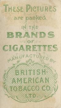 1903 British American Tobacco Actresses and Girls: Marine Girls (T440-T9) #NNO Starfish Back