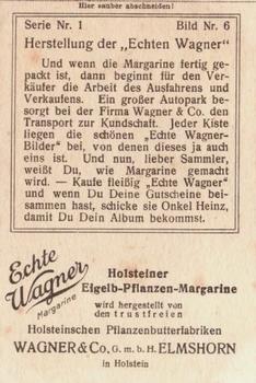 1929 Echte Wagner Die Herstellung der Echten Wagner (The Manufacture of Echten Wagner) Album 2, Serie 1 #6 Und wenn die Margarine fertig gepackt ist... Back