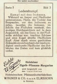 1929 Echte Wagner Lederstrumpf (The Leatherstocking Tales) Album 2, Serie 3 #3 Kampf mit den Irokesen Back