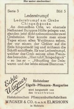 1929 Echte Wagner Lederstrumpf (The Leatherstocking Tales) Album 2, Serie 3 #5 Lederstrumpf am Grabe Chingachooks Back