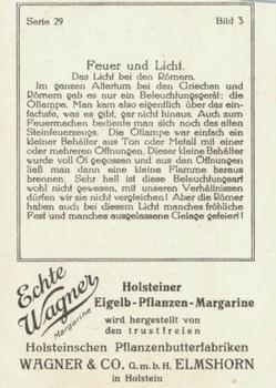 1929 Echte Wagner Feuer und Licht (Fire and Light) Album 2, Serie 29 #3 Das Licht bei den Romern Back