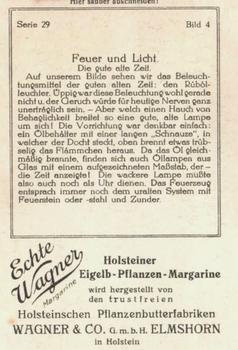 1929 Echte Wagner Feuer und Licht (Fire and Light) Album 2, Serie 29 #4 Die gute alte Zeit Back