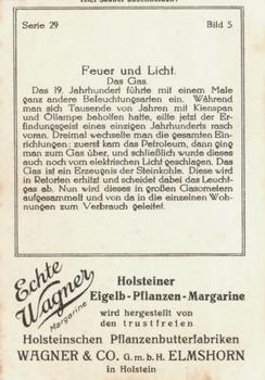 1929 Echte Wagner Feuer und Licht (Fire and Light) Album 2, Serie 29 #5 Das Gas Back