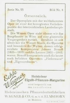 1929 Echte Wagner Eine Reise durch Osterreich (A Journey Through Austria) Album 2, Serie 33 #4 Der Opernplatz Back