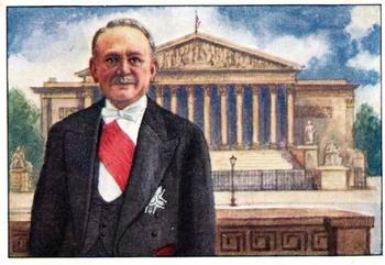 1929 Echte Wagner Eine Reise durch Frankreich (A Journey Through France) Album 2, Serie 35 #1 President Gaston Doumergue Front