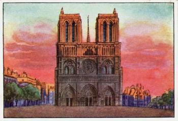 1929 Echte Wagner Eine Reise durch Frankreich (A Journey Through France) Album 2, Serie 35 #4 Notre Dame Front