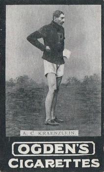 1902 Ogden's General Interest Series C #47 Alvin Kraenzlein Front