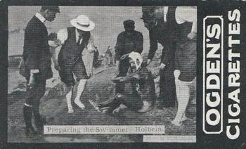 1902 Ogden's General Interest Series C #49 Preparing the Swimmer Holbein Front