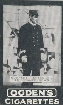 1902 Ogden's General Interest Series C #78 Gunnery Lieutenant, H.M.S. Camperdown Front