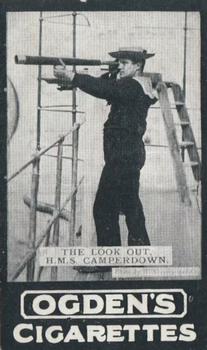 1902 Ogden's General Interest Series C #83 The Lookout, H.M.S. Camperdown Front