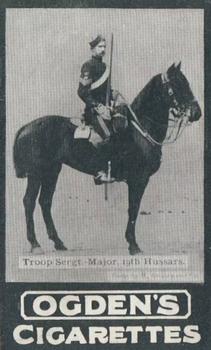 1902 Ogden's General Interest Series C #85 Troop Sergt.-Major, 19th Hussars Front