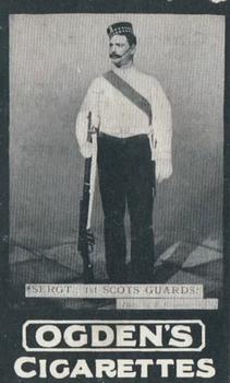1902 Ogden's General Interest Series C #95 Sergt., 1st Scots Guards Front