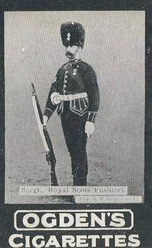 1902 Ogden's General Interest Series C #96 Sergt., Royal Scots Fuiliers Front