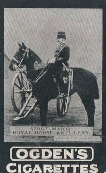 1902 Ogden's General Interest Series C #97 Sergt.-Major Royal Horse Artillery Front
