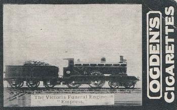 1902 Ogden's General Interest Series C #111 The Victoria Funeral Engine, “Empress” Front